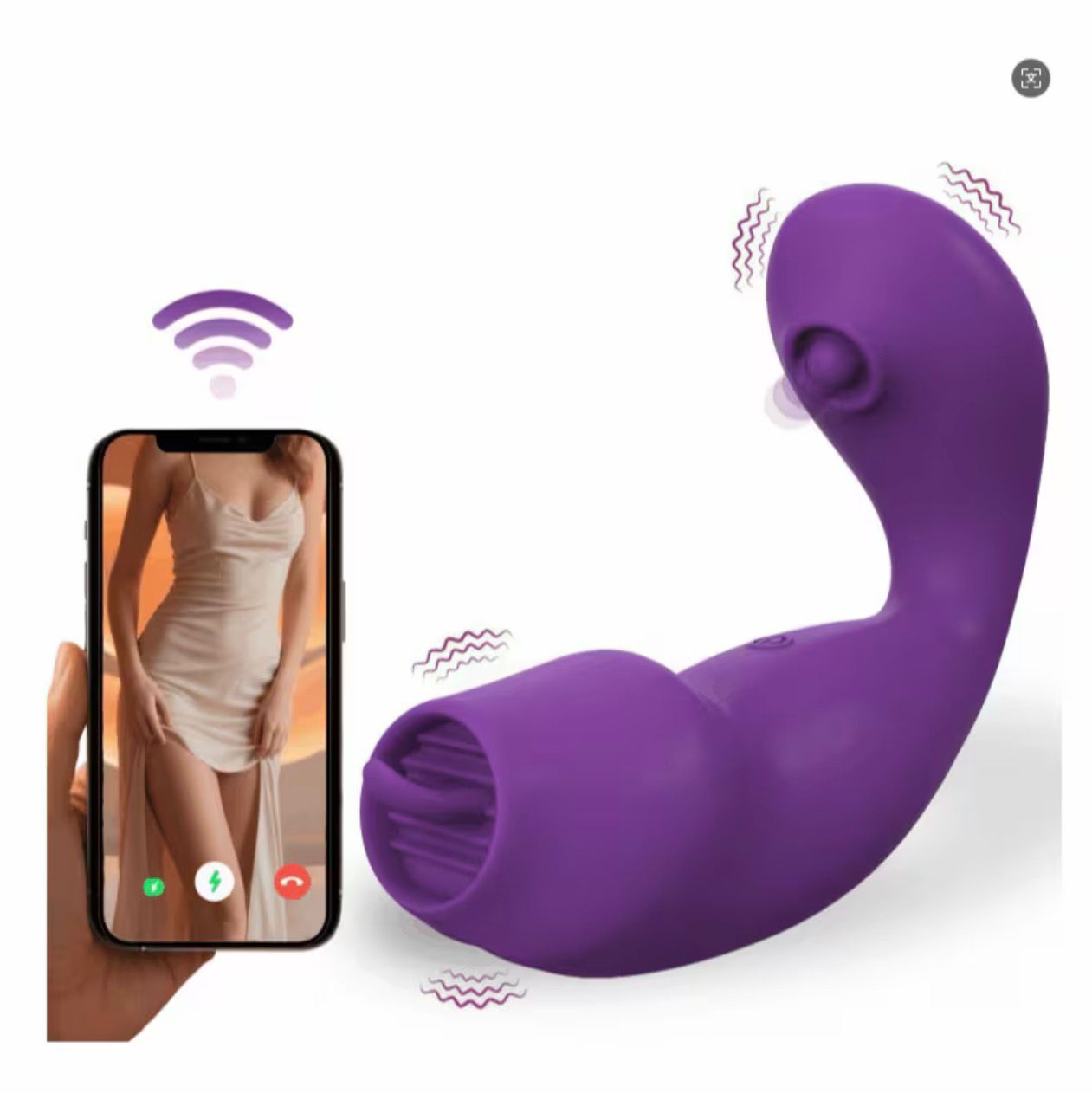 130 VIBRADOR DE DOBLE ESTIMULACION COLOR MORADO