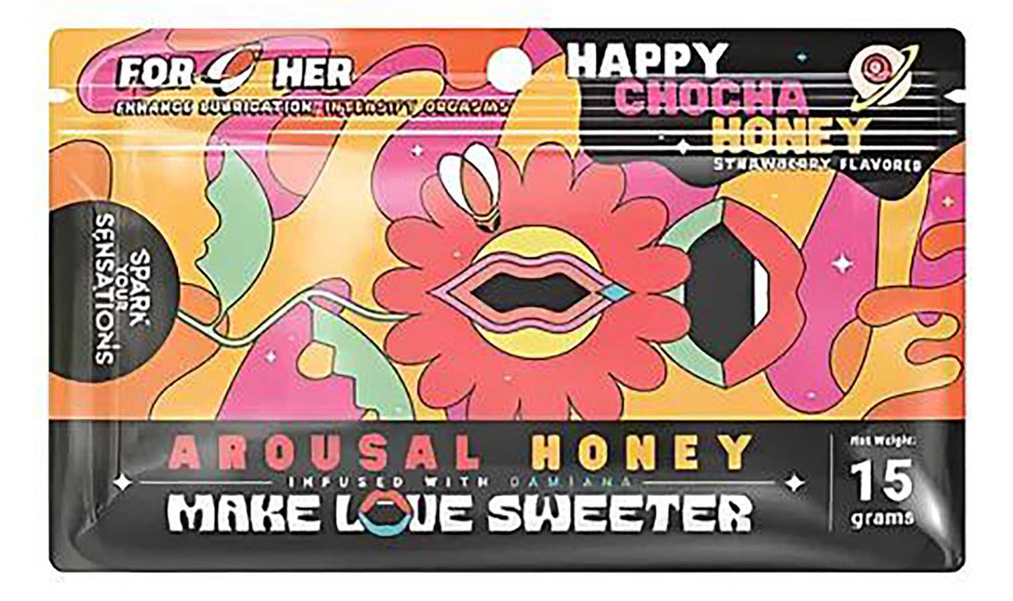 1325-30-BX Happy Chocha (Hers) - Honey - Arousal Honey - Strawberry