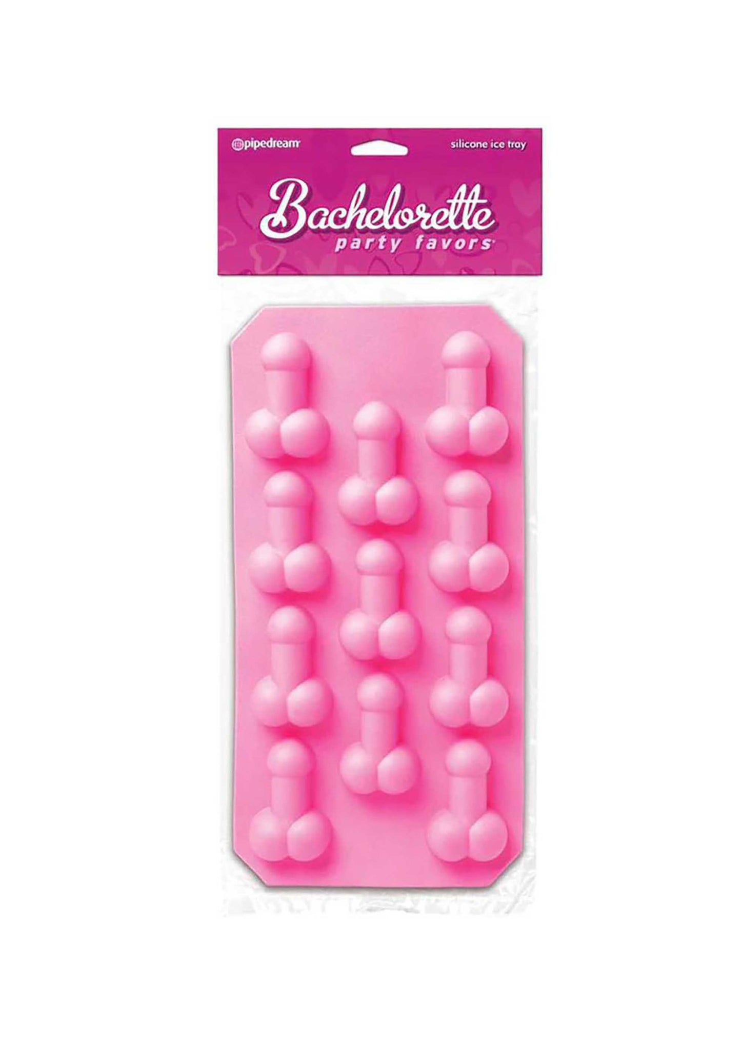 PD6323-11 BACHELORETTE PARTY FAVORS SILICONE ICE TRAY - PINK