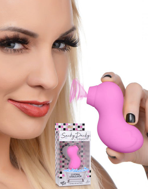 AG685-PINK INMI – SHEGASM SUCKY DUCKY CLITORAL STIMULATOR – PINK