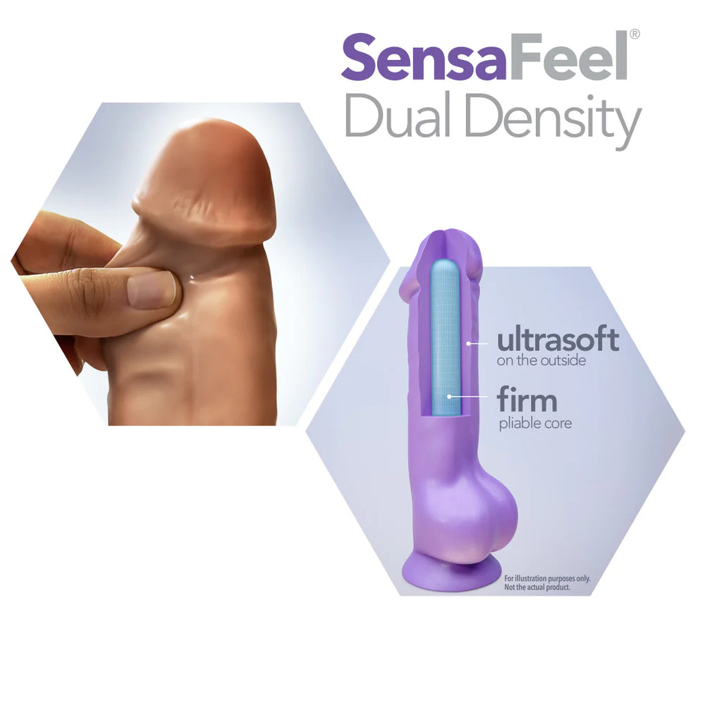 BL-55307 AU NATUREL – SENSAFEEL DILDO – MACHO – LATIN