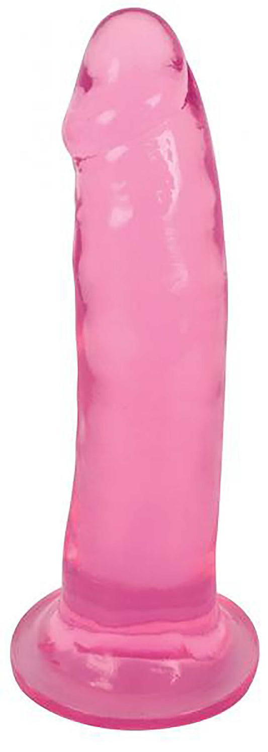 CN-14-0504-33 LOLLICOCK 7 INCH SLIM STICK CHERRY ICE DILDO