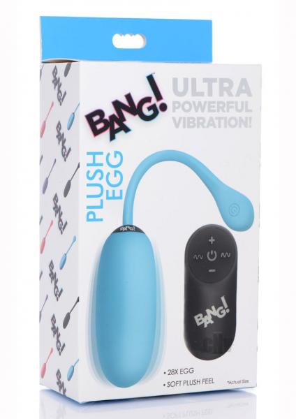 AG590-BLUE BANG! 28X PLUSH EGG & REMOTE CONTROL