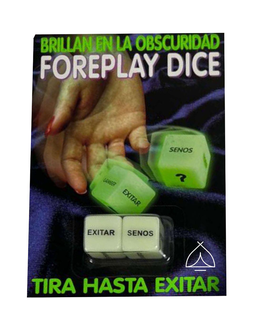 EROTIC DICE SPANISSH VERSION-GLOW IN THE DARK