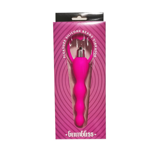 GM-031 PLEASURE SILICONE BEADS VIBRATOR – BUMBLISS – PINK