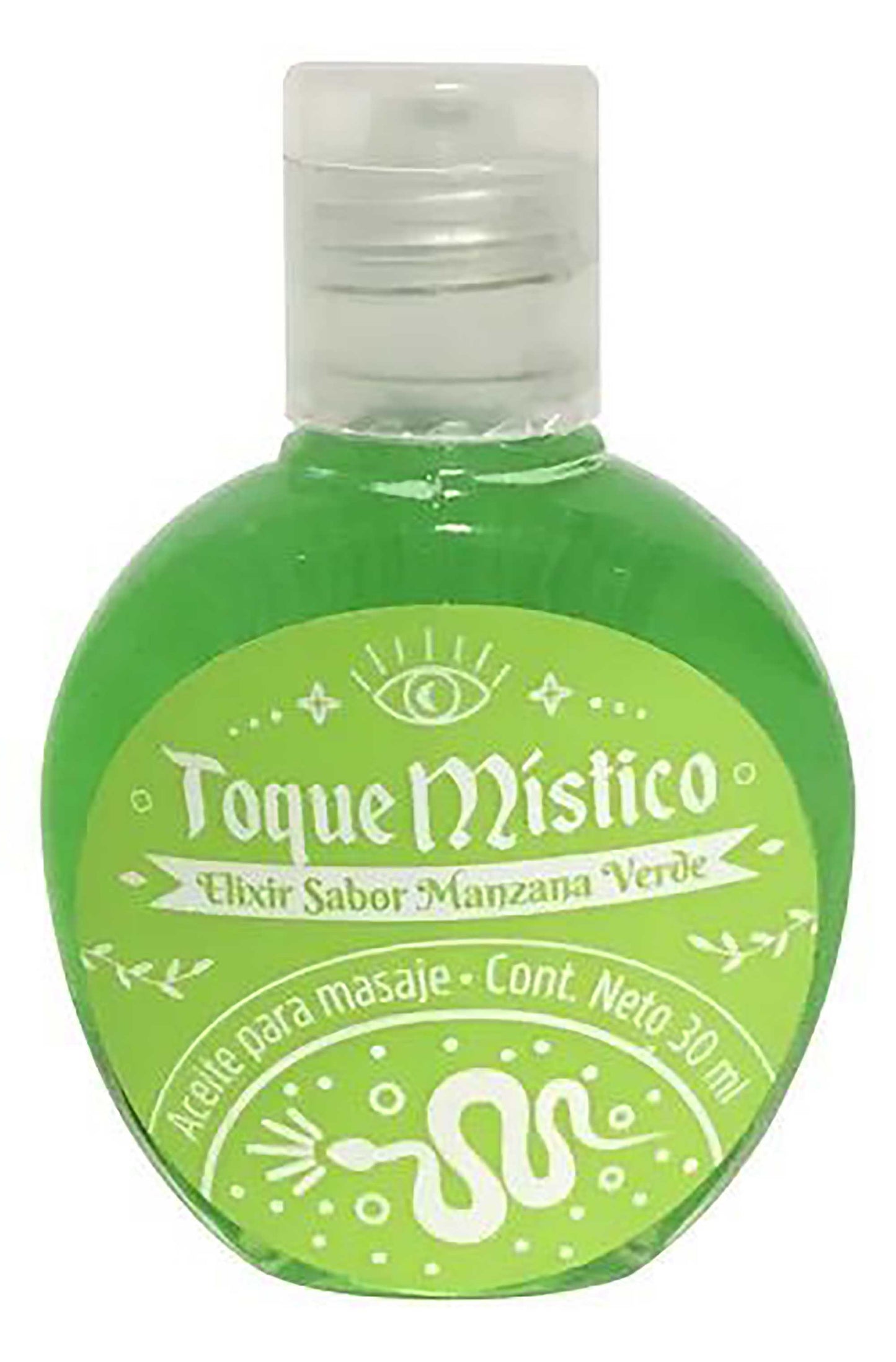 LST-052 ToQUE MISTICO ACEITE P/MASAJE MANZANA VERDE 30ml