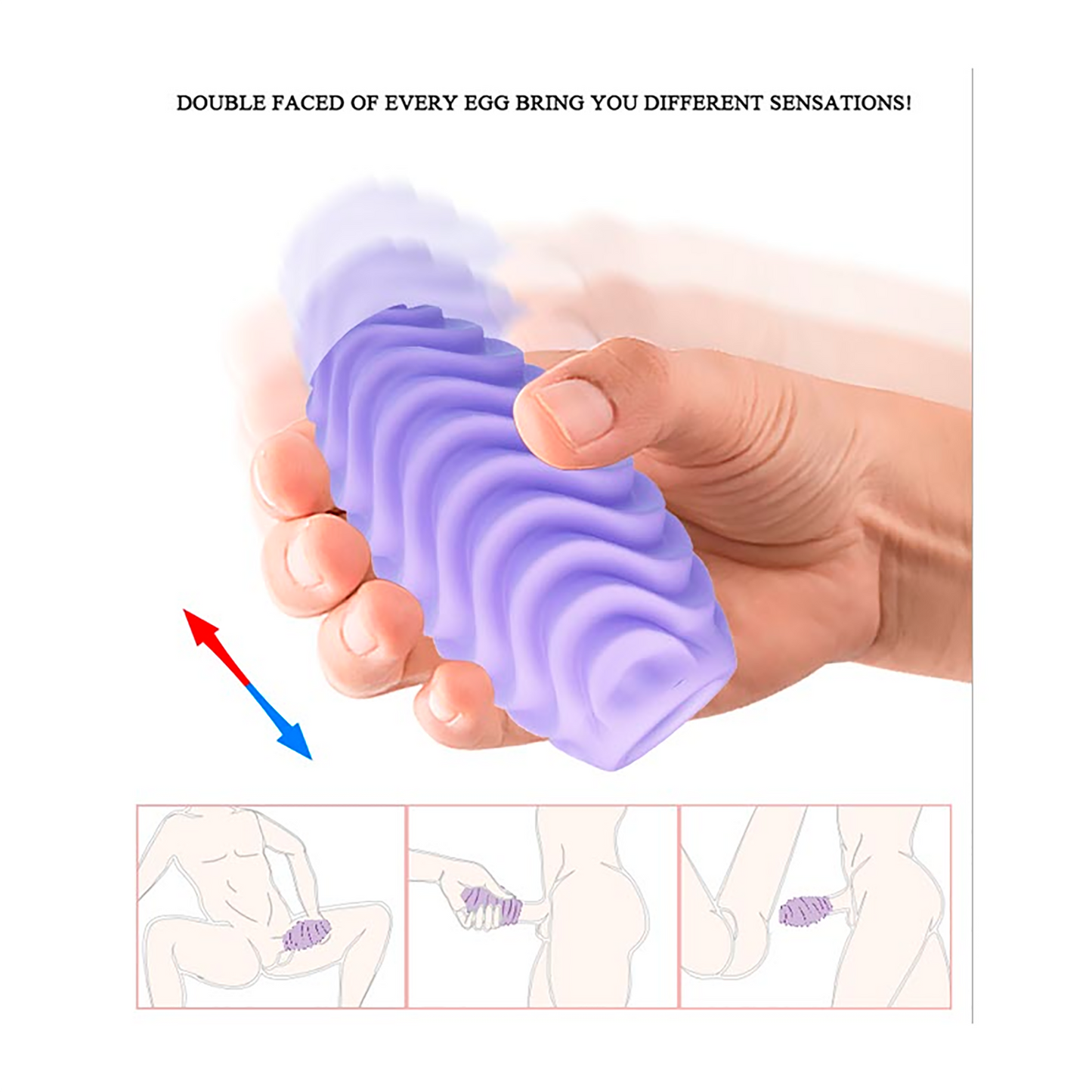 BI-014832-2 PRETTY LOVE – ROMANTIC – DOUBLE SIDED EGG