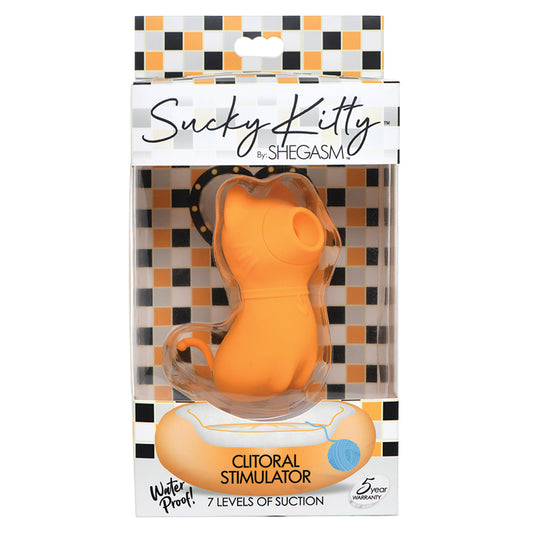 AG960 SH SUCKY KITTY 7X CLITORAL STIMULATOR – ORANGE