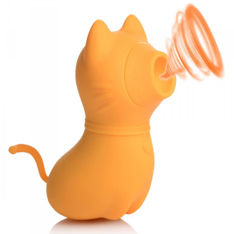 AG960 SH SUCKY KITTY 7X CLITORAL STIMULATOR – ORANGE