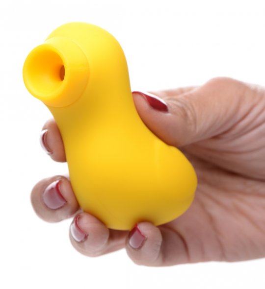 AG685-YELLOW INMI – SHEGASM SUCKY DUCKY CLITORAL STIMULATOR – YELOW