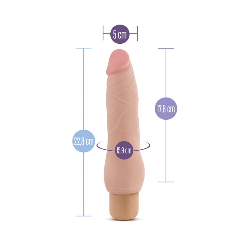 BL-93013 AU NATUREL – SENSAFEEL VIBRATOR – FABIEN – BEIGE