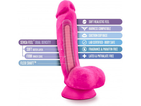 Dildo Bold Pound 22 cm Rosa Blush Au Naturel Bold Pound 8.5" Pink