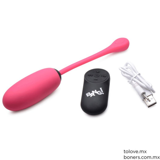 AG590-Pink BANG! 28X PLUSH EGG & REMOTE CONTROL – PINK