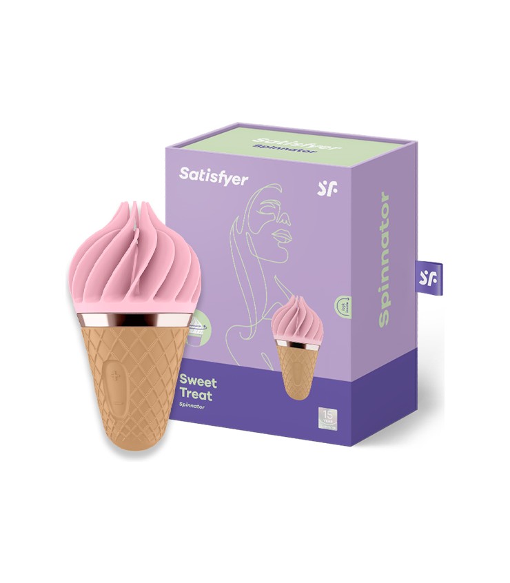 SATISFYER – SWEET TREAT – PINK/BROWN