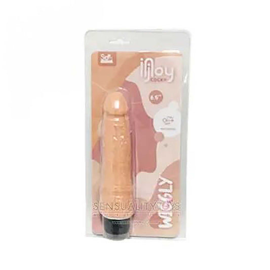 10066 COCKY FLESH-WIGGLY VIBRATOR 6.5