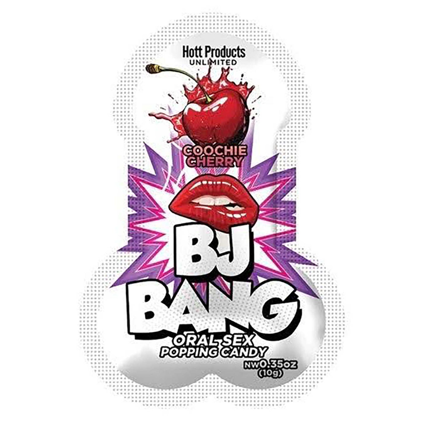 3593-D BJ BANG POPPING BLOW JOB ORAL SEX CANDY- 10 gm BAGS (CHERRY, WTRMLN, STRBRY FLAVORS) C/U