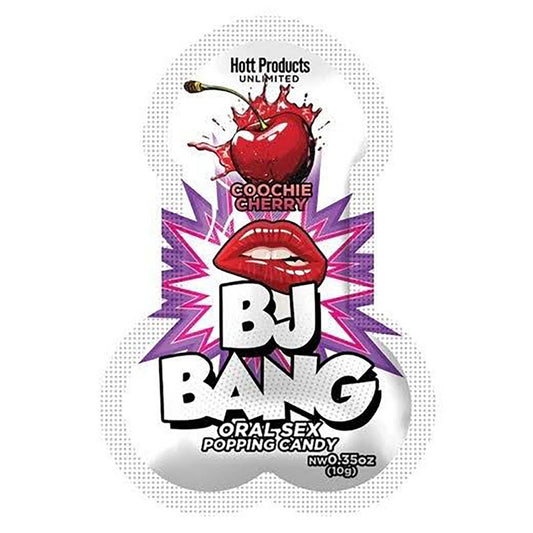 3593-D BJ BANG POPPING BLOW JOB ORAL SEX CANDY- 10 gm BAGS (CHERRY, WTRMLN, STRBRY FLAVORS) C/U
