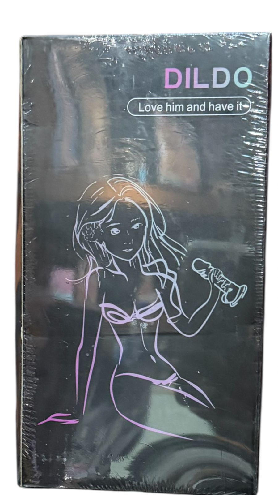 LSC-031 DILDO MULTICOLOR TRANSPARENTE