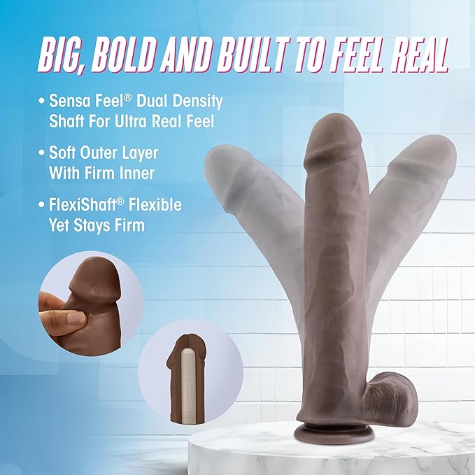 BL-26627 AU NATUREL BIG JOHN REALISTIC MOCHA 11.5-INCH