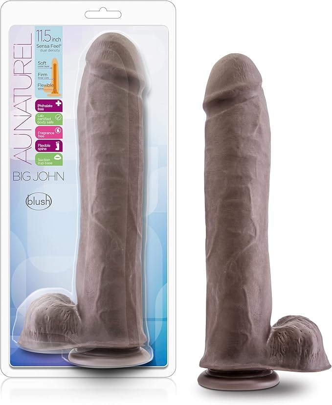 BL-26627 AU NATUREL BIG JOHN REALISTIC MOCHA 11.5-INCH