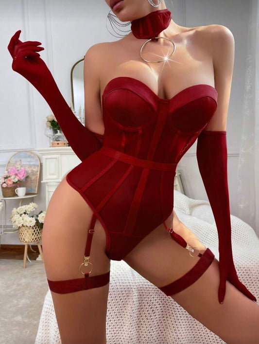MONO ROJO SEXY