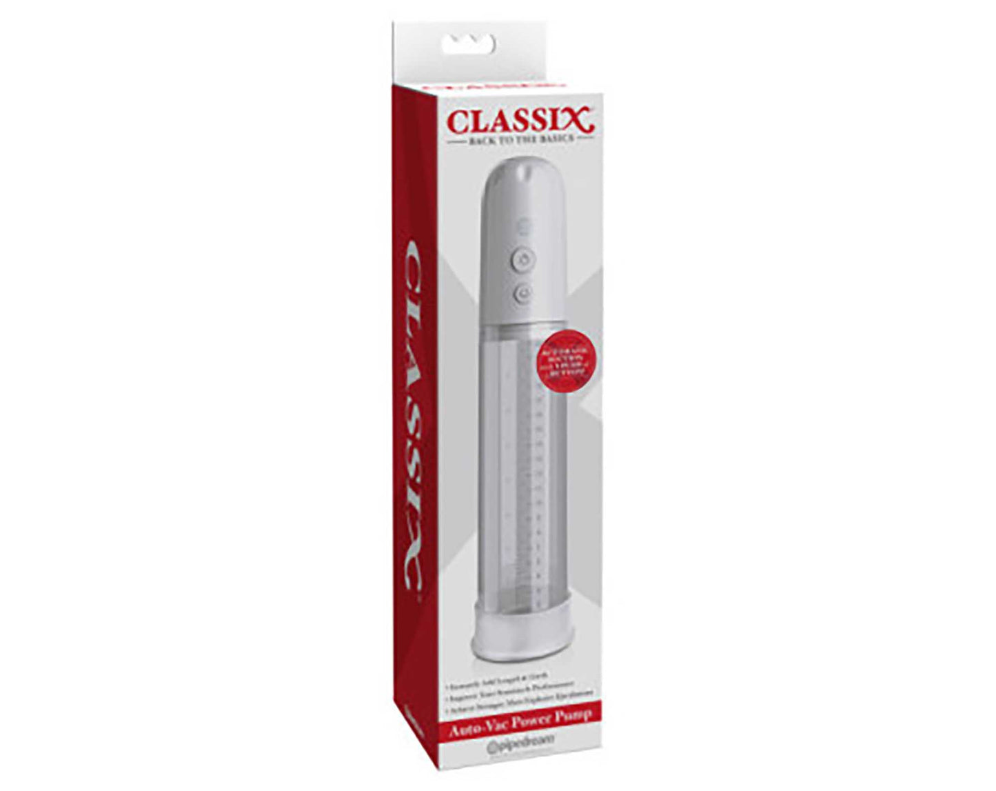 PD1995-19 CLASIX – AUTO-VAC POWER PUMP – WHITE