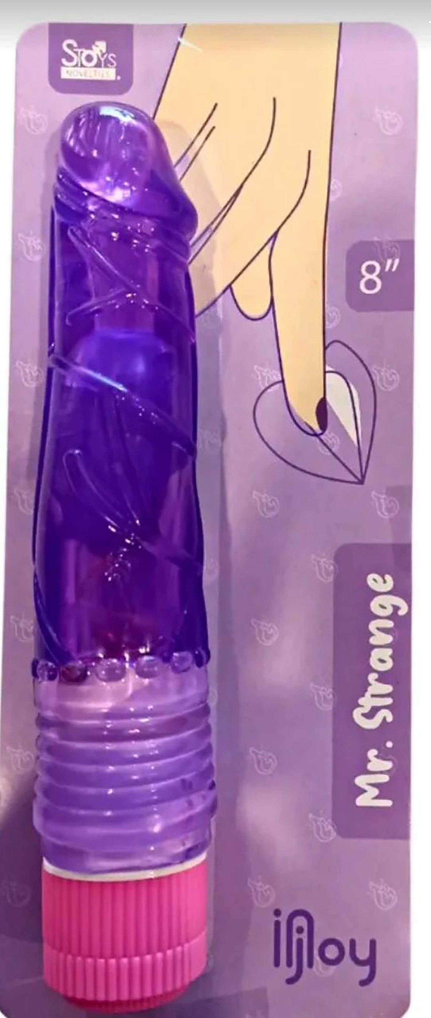 ST-2404 PURPLE INJOY MR. STRANGE.8" PURPLE