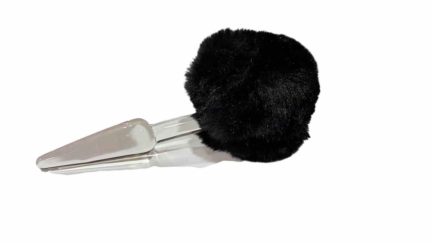 YF-211 BLACK PLUG ANAL CRISTAL BOLA NEGRA