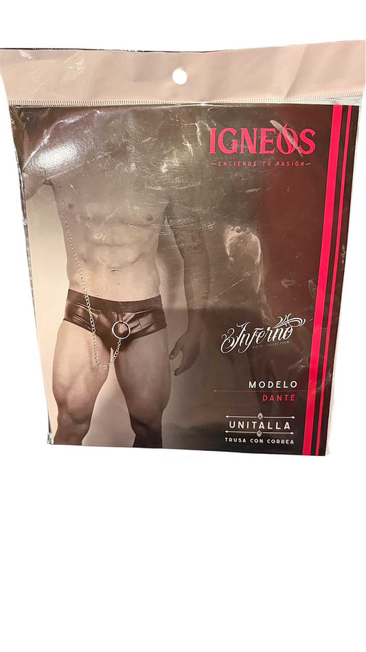 STIG-004 LENCERIA IGNEOS - MODELO DANTE - INFERNO ELLEGANT COLECCTION
