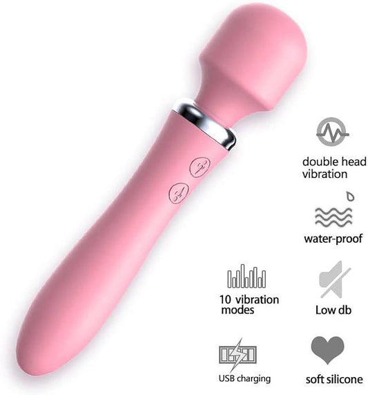 lls-07 vibrator double vibrating we love pink